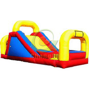 inflatable bouncer with slide